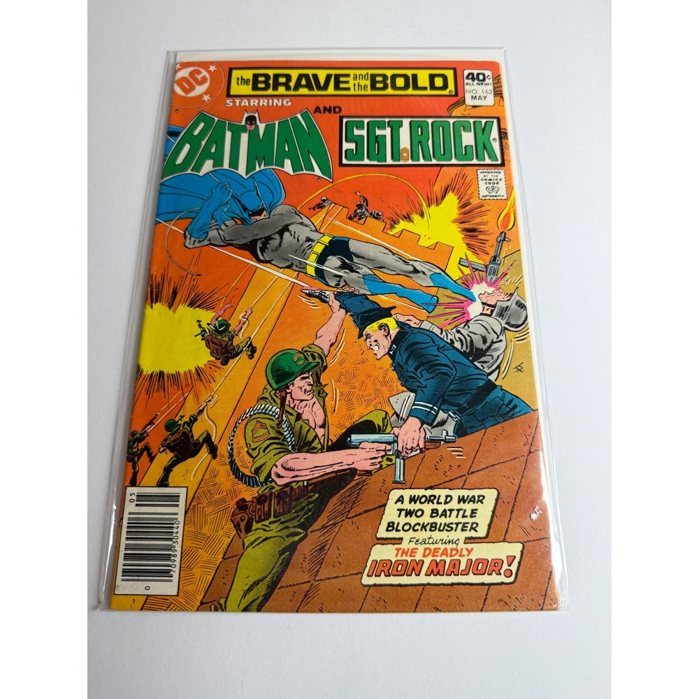 The Brave and the Bold 162 Batman and Sgt Rock DC Comics May 1980 Bronze Age